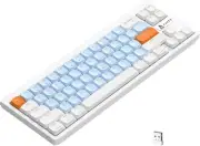 AJAZZ AKL680 Mechanical Keyboard, 68% Low Profile Wireless Keyboard, Ultra-th...