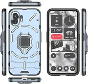 Compatible with Nothing Phone 2 Case,Built-in Ring Kickstand,Compatible with Nothing Phone (2) A065 / Two Case 2 in 1 Phone Cover LAN