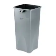 Rubbermaid Commercial Untouchable Square Container 23gal Gray 356988GY
