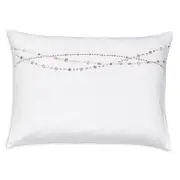 Christian Fischbacher Juwel Embroidered Sateen Standard Pillowcase