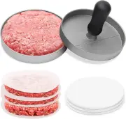 MOTYYA Burger Press 150 Patty Papers Set - Non-Stick Hamburger Press Patty Maker