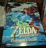 The Legend Of Zelda Breath Of The Wild - Explorer’s Guide Strategy Game Booklet