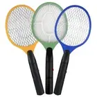3x BUG ZAPPER RACKET Fly Mosquito Pest Swatter Net Racquet Electric Insect Kille