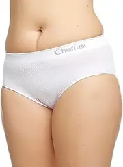 [Chaffree] Womens Anti Chafing Sports Activewear Gym Exercise Briefs, Ladies Midi High Waist Underwear Brief Panties Active Fit, Breathable Sweat Control, Stretchy Seamless Pants, Pack 1