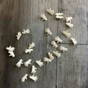 27 Skelton Hand Craft Button Bone Part
