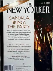 New Yorker Magazine Kamala Harris September 2 2024 Life of the Party Post Malone