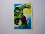 1984 MARVEL SUPER HEROES SECRET WARS STICKER # 29 THE INCREDIBLE HULK