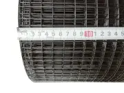 Mesh Animal Fence Dog Pen Pet Fencing 30m Roll 1.5mH Black 15x15 Welded Wire
