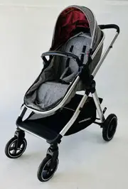 Pacto City Grey Aluminium Alloy 2in1 Baby Pram Baby Stroller Jogger Push chair