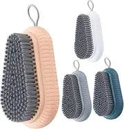 BESPORTBLE 4pcs Portable Laundry Cleaning Brush Soft Bristle Scrubbing Brushes for Clothing and Shoes Durable Material Gentle Fabrics for Home Use