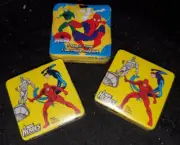SPIDERMAN & Marvel Super Heroes - Three 12" x 12" Magic Wash Cloth Towel