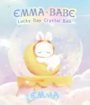 EMMA BABE Lucky Day Crystal Ball light up snow globe