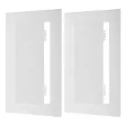 12x6 Inch(295x145mm) Removable Hinged Access Panel, 2 Pcs Access Doors, White