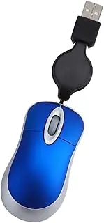 Cute Wired Mouse 1600dpi Resolution Mini Telescopic Design Computer Notebook Mouse
