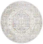 NNEDSZ Mayfair Lorissa Silver Round by Rug Culture-150X150CM - ROUND