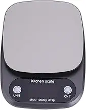 Digital Kitchen Scale, LCD Digital Electronic 10kg/1g Kitchen Food Scale Stainless Steel Tray for Baking Cooking