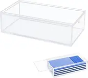 GUSTARIA Empty Acrylic Mahjong Case for 1.2"×0.9"×0.5" American Mahjong Tiles, Display Box for 160 Tiles Only (Only Case, No Tiles)