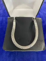 Sterling silver 24 inch 3.2 mm Franco chain, please read description