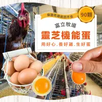 在飛比找momo購物網優惠-【初品果】x富立牧場靈芝機能雞蛋90顆x1組(紅蛋_48小時