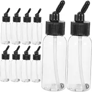 LAPYAPPE Airbrush Painting Bottles 30ml Dual-action Adapters Empty Paint Bottles for Airbrush Supplies