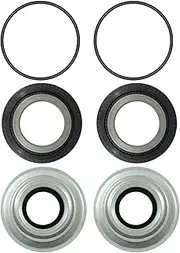 Front Axle Knuckle Vaccum Shaft Seals (2017426), Dust Seals Kit (2014835), Hub O-Rings (54983) for 2005-2019 Ford Super Duty F550 F450 F350 F250 with Dana Super 60 front Axle