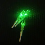 6pcs 4.2mm LED Lighted Nocks Shaft Archery carbon Arrow Hunting Recurve Bow