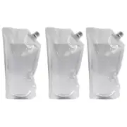 3pk Alcohol Flask Bladder Bag Compact Reusable Concealable Leak Proof Liquor