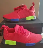 NEW AUTHENTIC ADIDAS ORIGINALS NMD_R1 "RED MULTI COLOR" SHOES US 9.5