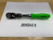 Snap-on Tools USA NEW GREEN 3/8" Drive Hard Grip Flex Head Ratchet FHFD80AG