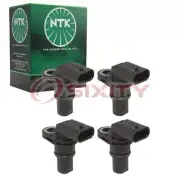 4 pc NGK NTK Camshaft Position Sensors for 2009-2010 Audi Q5 3.2L V6 Engine lj