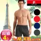 Pierre Cardin 皮爾卡登 時尚萊卡針織排汗平口褲(4件組)-尺寸M~XXL加大尺碼