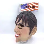 Fright Factory Sarah Palin Halloween Face Mask Adult Costume New 2007