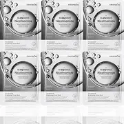 FANYANKOU Bio-Active Niacinamide Sheet Mask Set (6 Pack) – Advanced Formulation K-Beauty Skincare – Hydrating, Brightening & Anti-Aging Face Masks for Sensitive Skin, Vegan, Cruelty-Free, Free from Sulfates – Deep Moisture Lock, Even Skin Tone & Firming