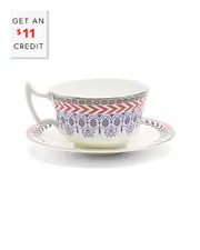 Wedgwood Festive Teacup & Saucer with $11 Credit