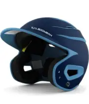 Boombah DEFCON Sleek Profile Batting HelmetNavy/Columbia Blue BBH2SP - SR N/CB