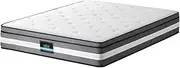 Giselle Double Mattress, 30cm Thickness, Mattress in a Box, Gel Memory Foam Hybrid Matress for Motion Isolation, Soft and Comfortable, Pressure Relief,Medium Firm Support