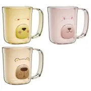 Plastic Mouthwashes Toothbrush Cup With Handle Home Bathroom Tumblers