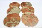 6 pieces handwoven table mat, gift for her, dining table, 12x12 tableware No: 6