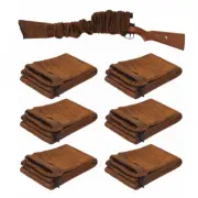 6 PC Gun Sock 54" RIFLE SHOTGUN Storage Case Silicone Treated Gun Sleeve Holster