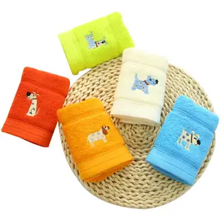 潔麗雅兒童毛巾純棉家用小孩洗臉寶寶毛巾長方形兒童專用洗澡十條