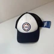 Regatta Reserve Adjustable Strap Mesh-Back Dark Blue/White Hat “NWT”