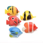5x Plastic Artificial Swimming Fake Vivid Fish Ornament for Aquarium Ta_ro