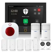 OSI Alarm System for Home Security (Gen 2)11 piece. DIY, Touch Screen, Motion...