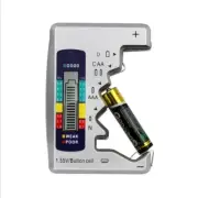 Digital Battery Tester Voltage Power Detector For AA AAA C D 9V Button Cell r