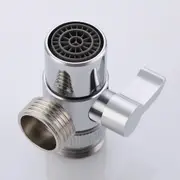 Brass Diverter for Kitchen or Bathroom Sink Faucet Replacement Part M22 X M24 Polished Chrome PV10