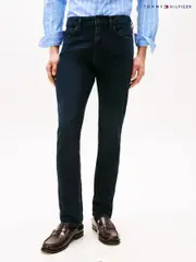 Tommy Hilfiger Blue Denton Straight Jeans With Stretch (W26919) | $254