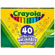 Crayola Ultra-clean Washable Markers 40 Pack