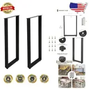 40-Inch Metal Table Legs for Bar Height Applications - Set of 2 Modern Legs