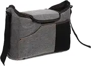 Kisangel Cross Body Diaper Bag with Cup Holder Stroller Organizer for Essentials Convenient Outdoor Stroller Pouch Easy to Install with Strap for All Strollers