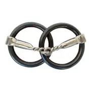 HILASON Weighted O Ring Twisted Snaffle Bit With Stainless Steel | Horse Bit |